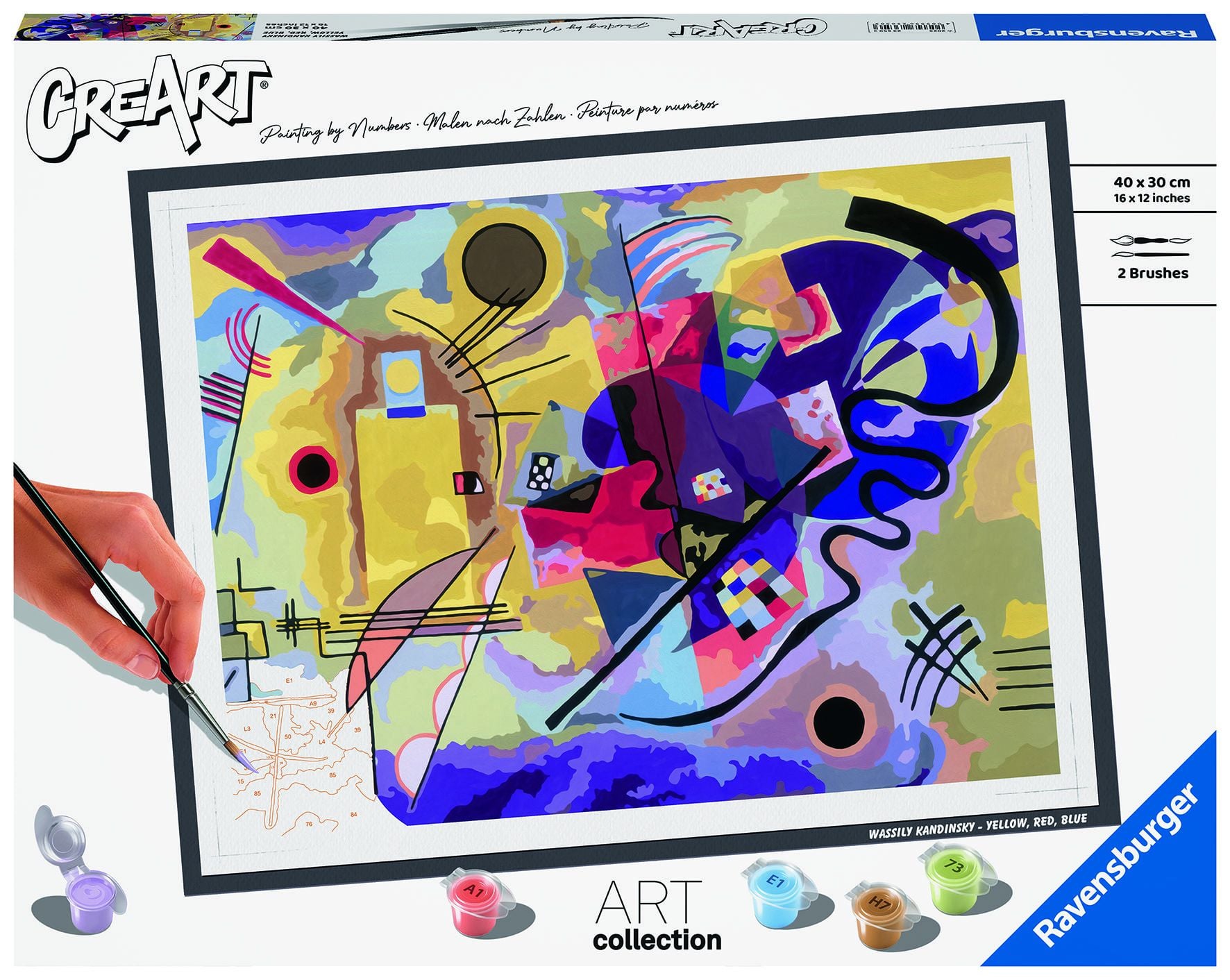 Creart Kandinsky  - Sayılarla Boyama Hobi Seti