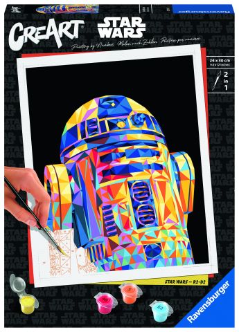 Creart Star Wars R2 D2 - Sayılarla Boyama Hobi Seti