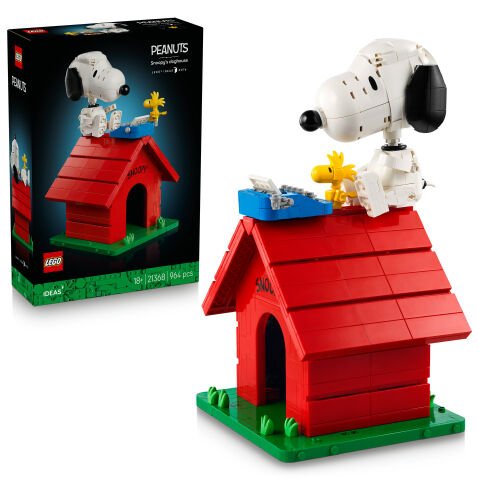LEGO® Ideas Peanuts: Snoopy’nin Köpek Kulübesi 21368