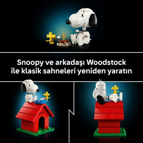 LEGO® Ideas Peanuts: Snoopy’nin Köpek Kulübesi 21368
