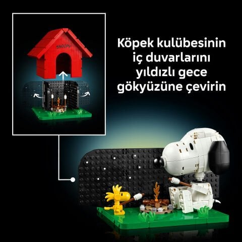 LEGO® Ideas Peanuts: Snoopy’nin Köpek Kulübesi 21368