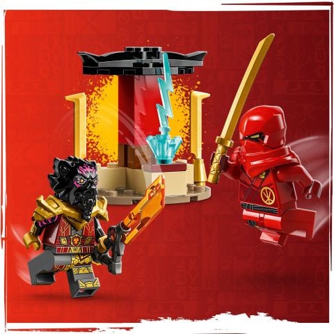 LEGO® NINJAGO® Kai ve Ras'ın Araba ve Motosiklet Savaşı 71789 Oyuncak Yapım Seti