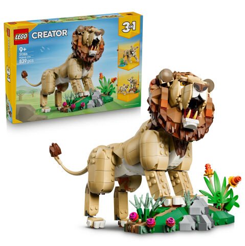 LEGO® Creator 3’ü 1 Arada Vahşi Hayvanlar: Görkemli Aslan 31386