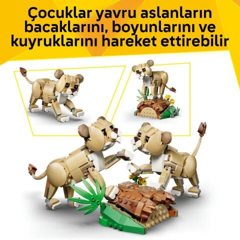 LEGO® Creator 3’ü 1 Arada Vahşi Hayvanlar: Görkemli Aslan 31386