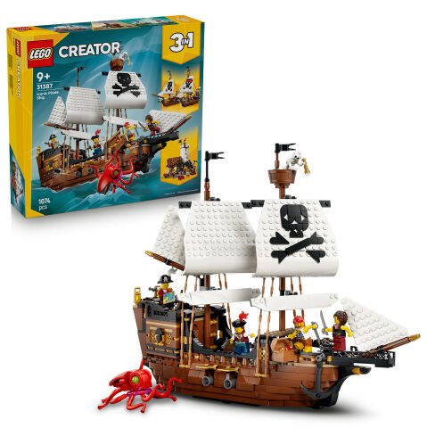 LEGO® Creator 3’ü 1 Arada İkonik Korsan Gemisi 31387