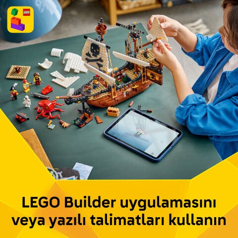 LEGO® Creator 3’ü 1 Arada İkonik Korsan Gemisi 31387