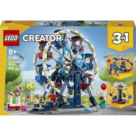 LEGO® Creator 3’ü 1 Arada İkonik Dönme Dolap 31389