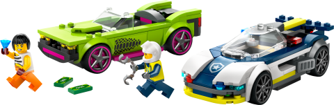 LEGO® City Polis Arabası ve Spor Araba Takibi 60415