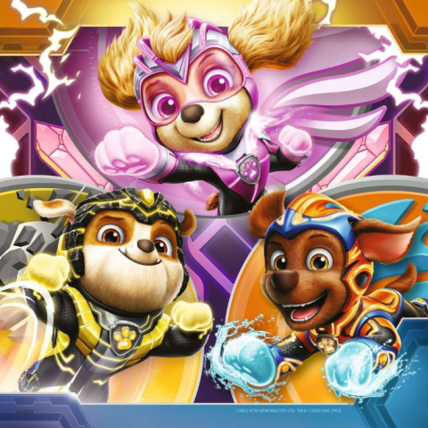 3x49 Parça Puzzle Paw Patrol