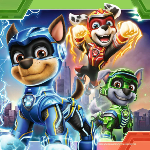 3x49 Parça Puzzle Paw Patrol