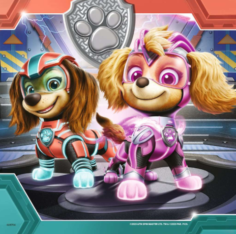 3x49 Parça Puzzle Paw Patrol