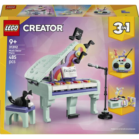 LEGO® Creator 3’ü 1 Arada Müzikal Dekor Kedili Piyano 31392