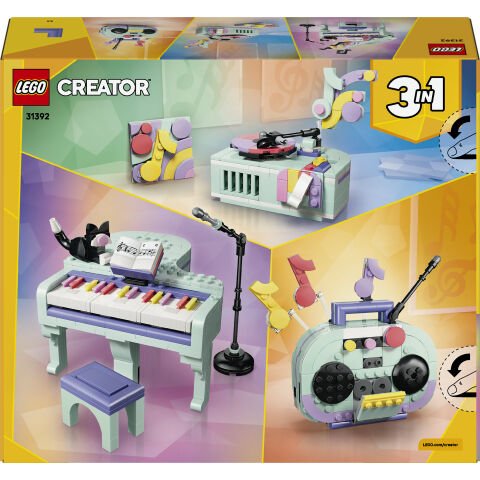 LEGO® Creator 3’ü 1 Arada Müzikal Dekor Kedili Piyano 31392