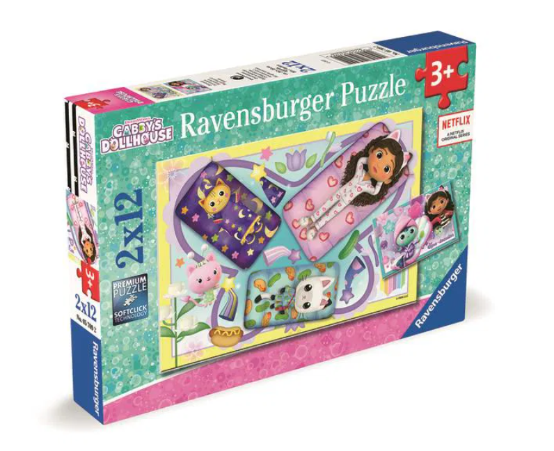 2x12 Parça Puzzle Gabby's Dollhouse