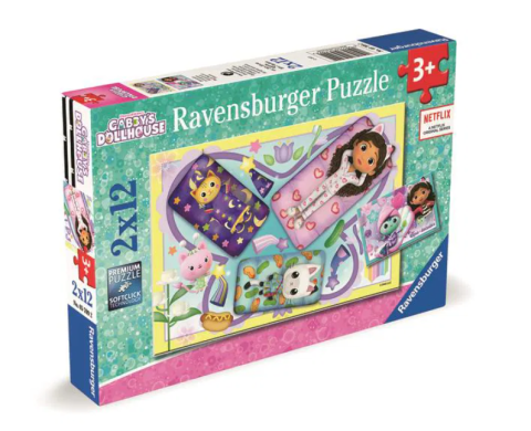 2x12 Parça Puzzle Gabby's Dollhouse