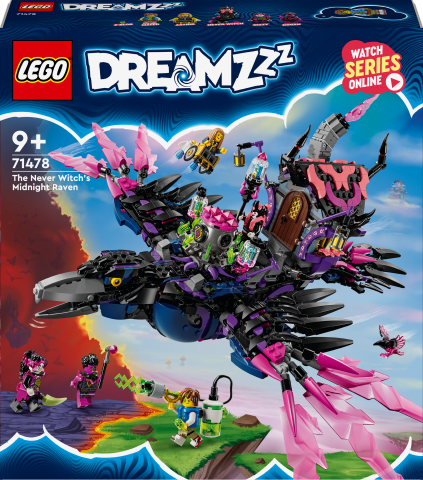 LEGO® DREAMZzz™ Never Cadısı’nın Gece Yarısı Kuzgunu Oyuncağı 71478