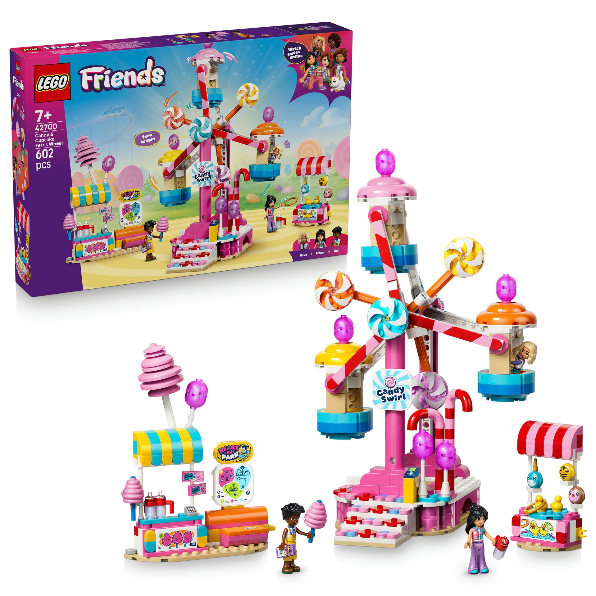 LEGO® Friends Şeker ve Kapkek Dönme Dolabı 42700