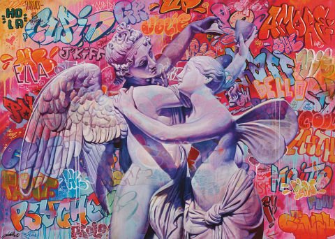 1000 Parça Puzzle Cupid Psyche