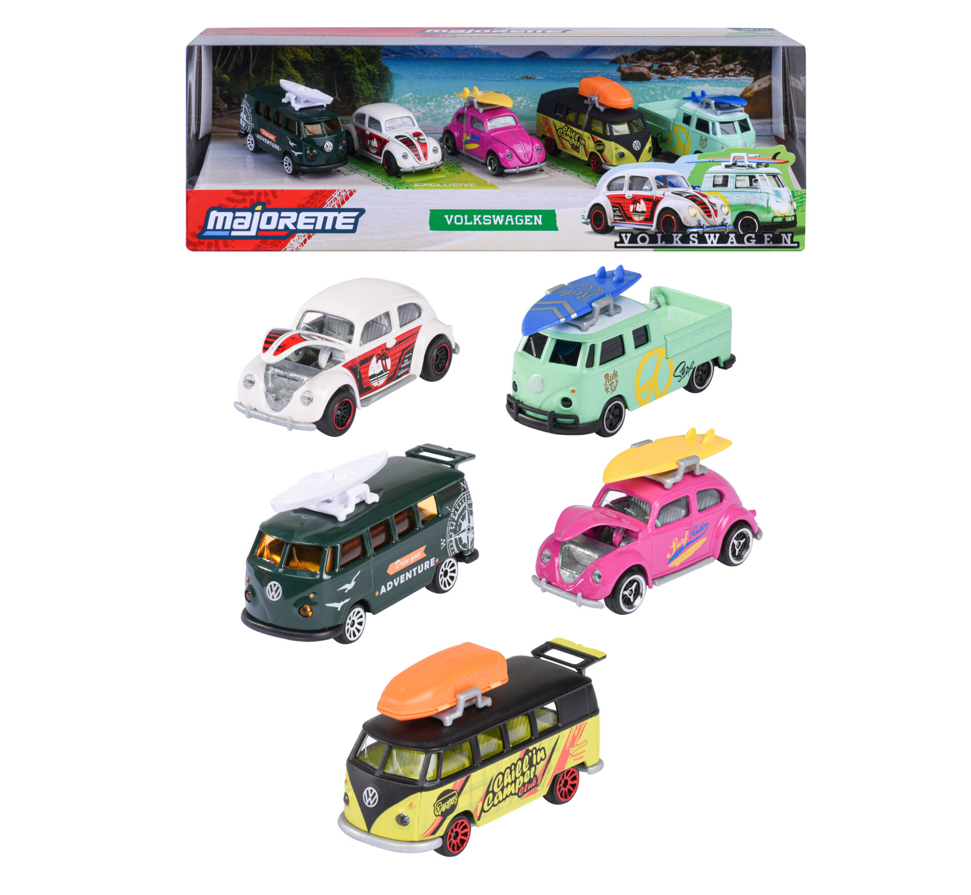 Majorette, Volkswagen The Originals 5'li Araç Paketi