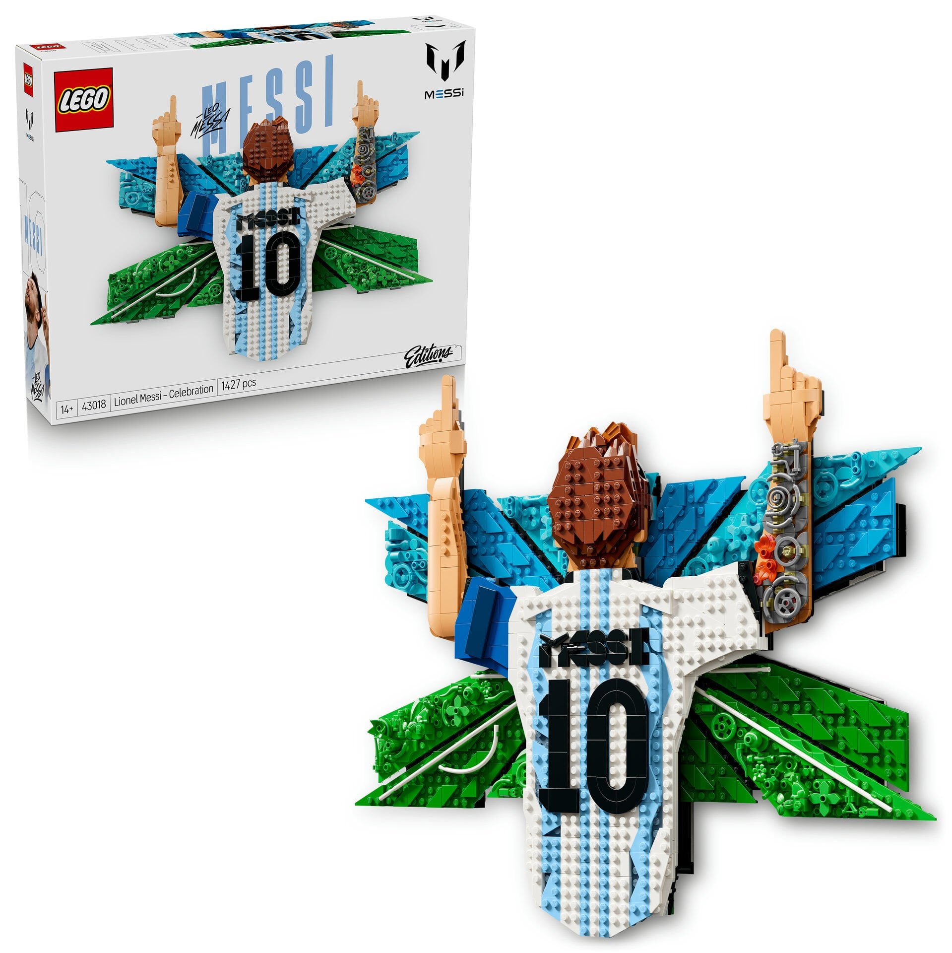 LEGO® Editions Lionel Messi – Kutlama Yapım Seti 43018