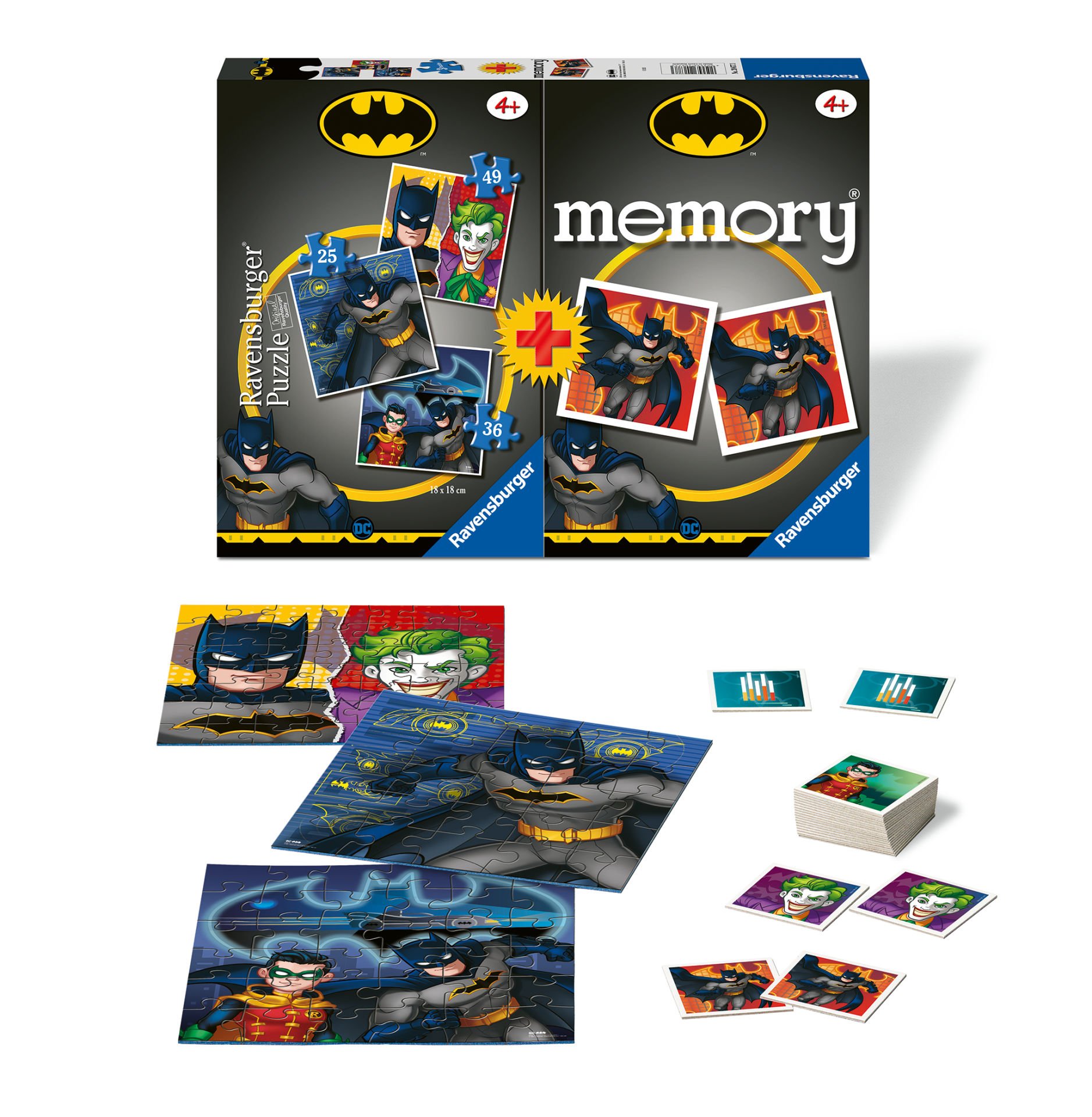 25/36/49 Parça Puzzle Memory Batman