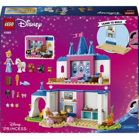 LEGO® ǀ Disney Princess Sindirella Hayvan Dosları Şatosu 43283
