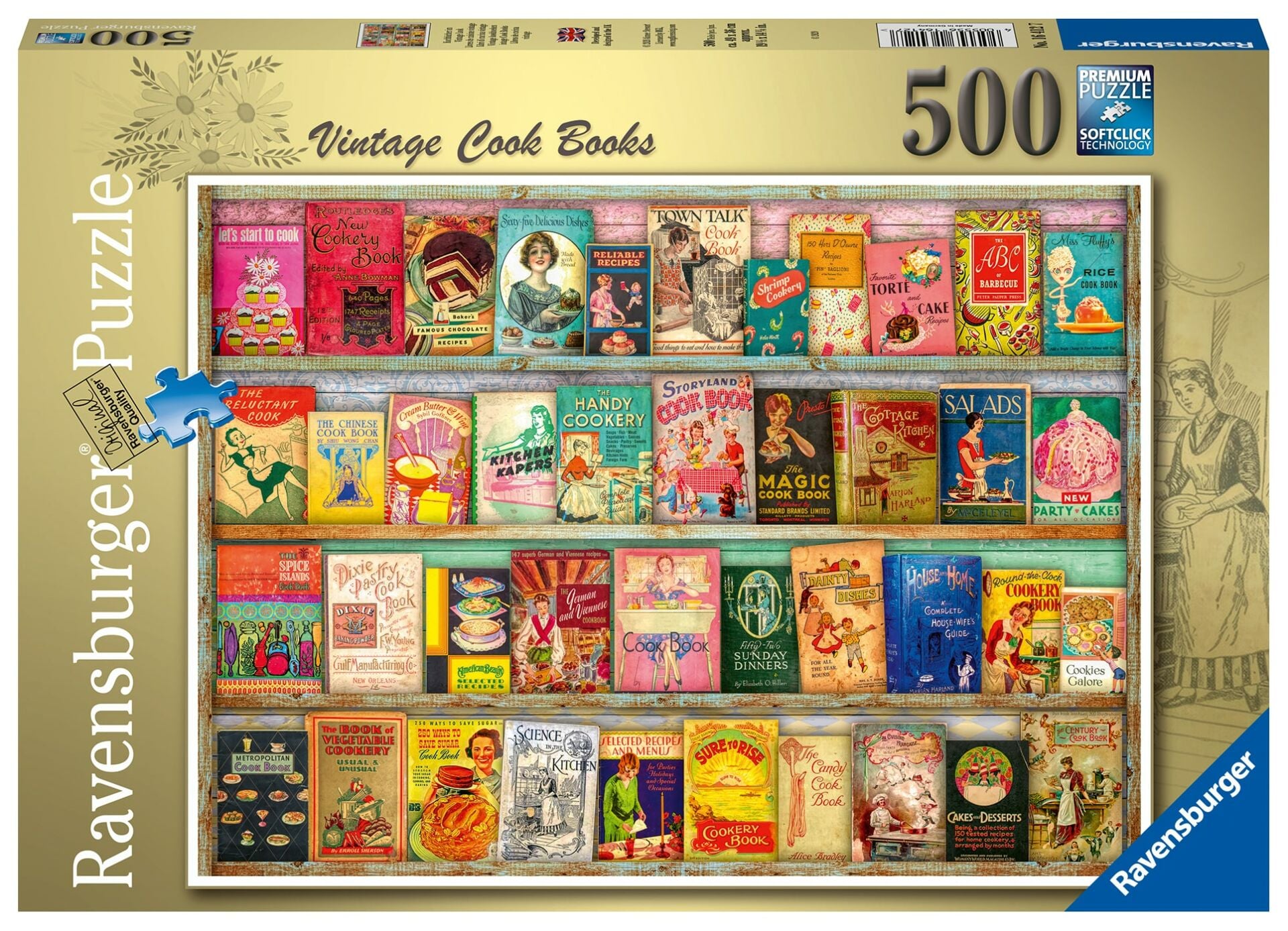 500 Parça Puzzle Yemek Kitapları