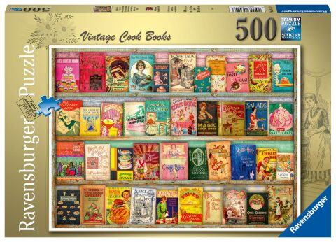 500 Parça Puzzle Yemek Kitapları