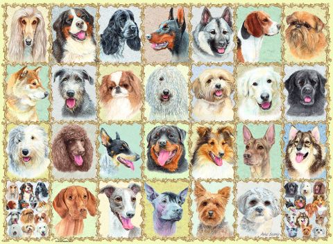 500 Parça Puzzle Mutt Shots