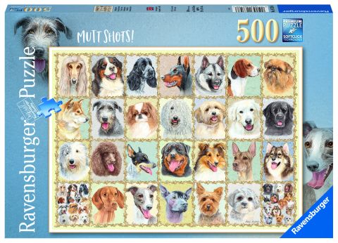 500 Parça Puzzle Mutt Shots