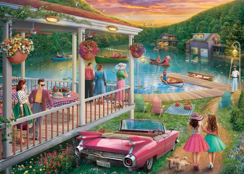 300 Parça Puzzle Gölde Yaz