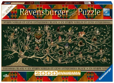 2000 Parça Panoramik Puzzle Harry Potter Soy Ağacı