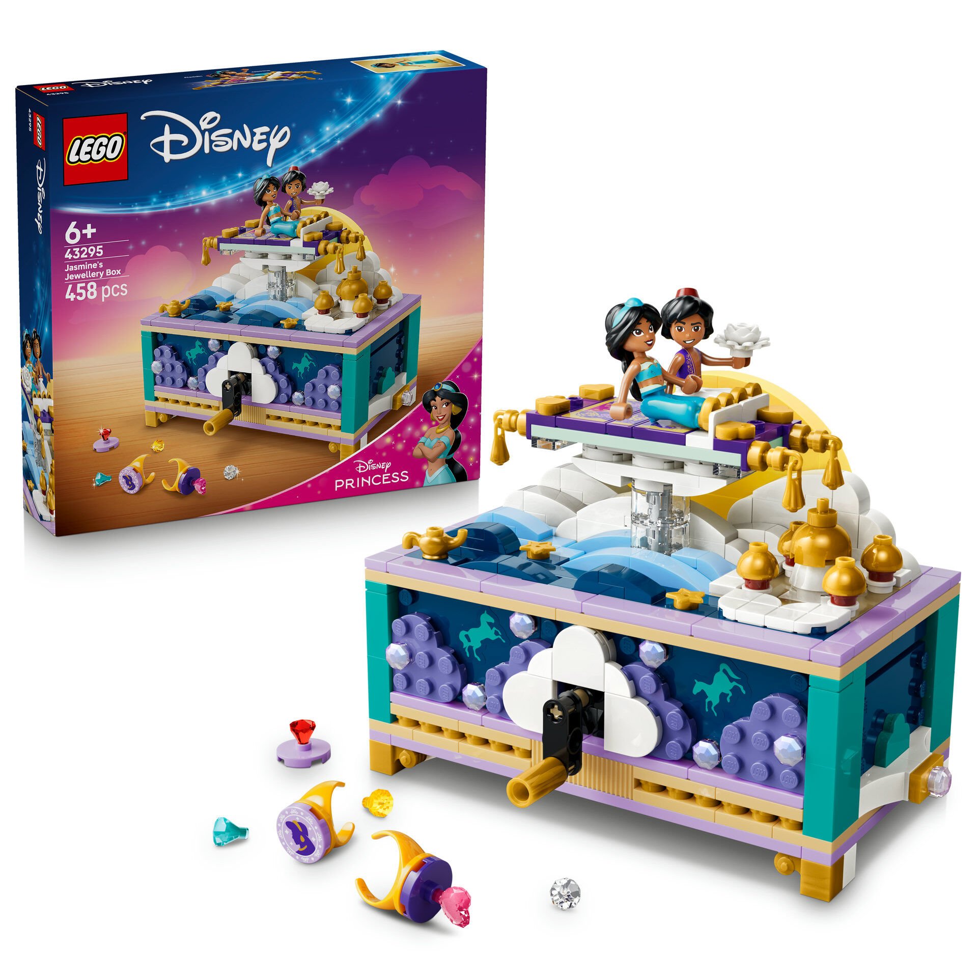 LEGO® ǀ Disney Princess Yasemin’in Mücevher Kutusu 43295