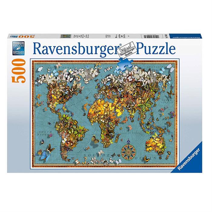 500 Parça Puzzle Butterflies