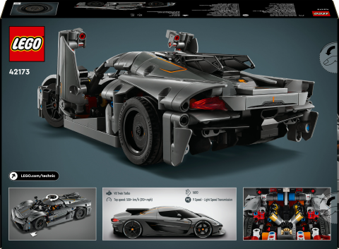 LEGO® Technic Koenigsegg Jesko Absolut Gri Hiper Araba 42173