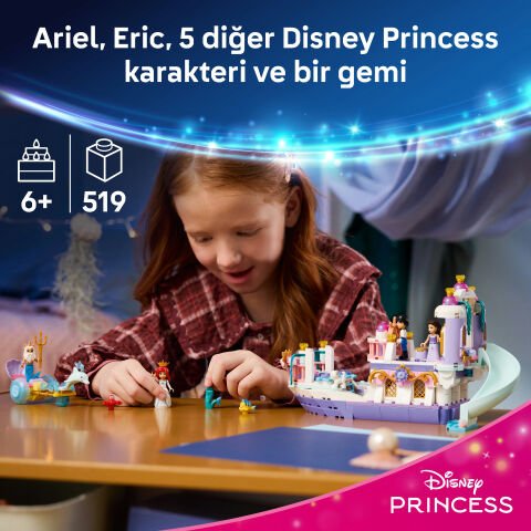 LEGO® ǀ Disney Princess Ariel’in Kraliyet Düğün Gemisi 43299