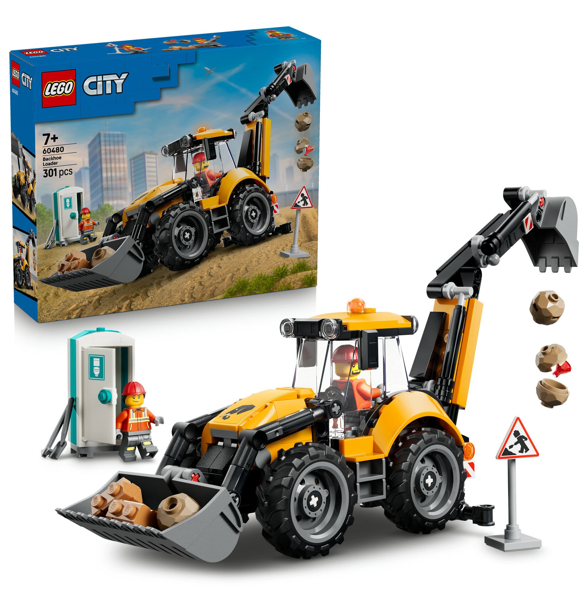 LEGO® City Sarı Kazıcı Yükleyici 60480