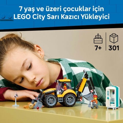LEGO® City Sarı Kazıcı Yükleyici 60480