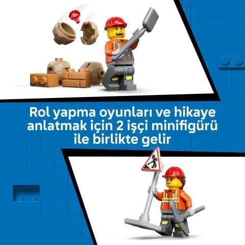 LEGO® City Sarı Kazıcı Yükleyici 60480