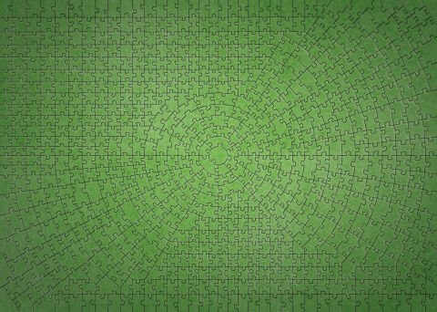 654 Parça Puzzle Krypt Yeşil