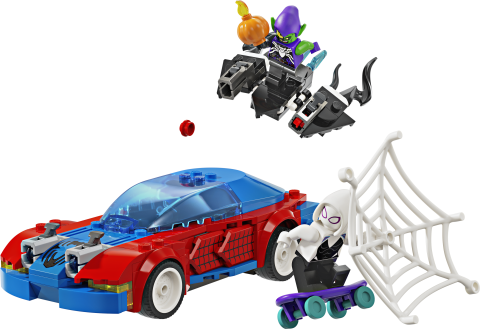 LEGO® Super Heroes Örümcek Adam Yarış Arabası ve Venom Green Goblin 76279