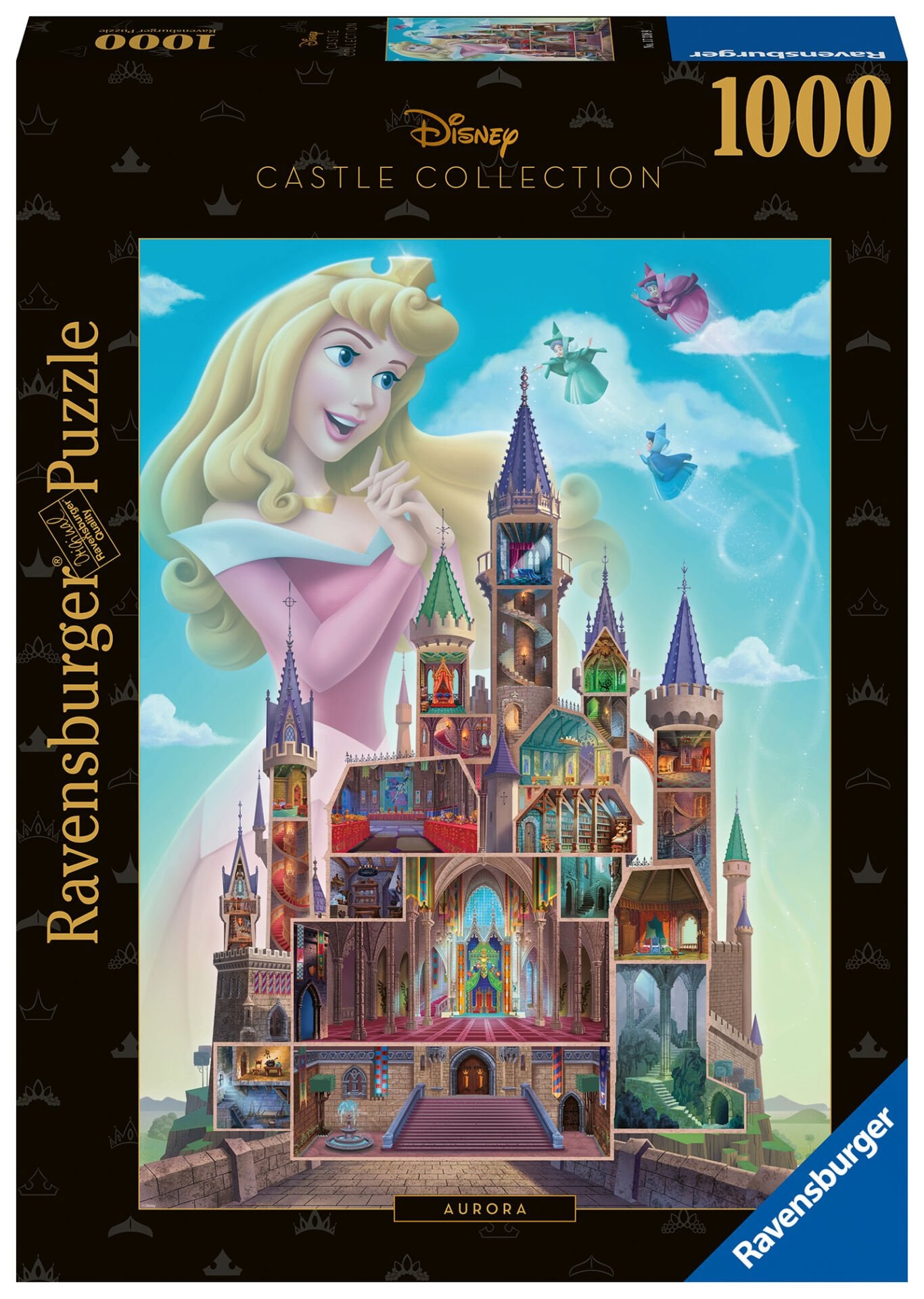 1000 Parça Puzzle Walt Disney Uyuyan Güzel Şato