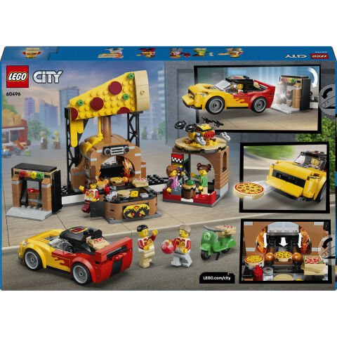 LEGO® City Araçlarla Pizza Dağıtım Deneyimi 60496