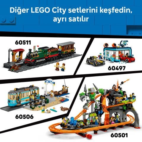 LEGO® City Araçlarla Pizza Dağıtım Deneyimi 60496