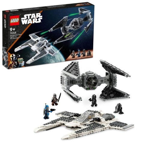 LEGO® Star Wars™ Mandalorian Fang Fighter TIE  Interceptor™'a Karşı 75348