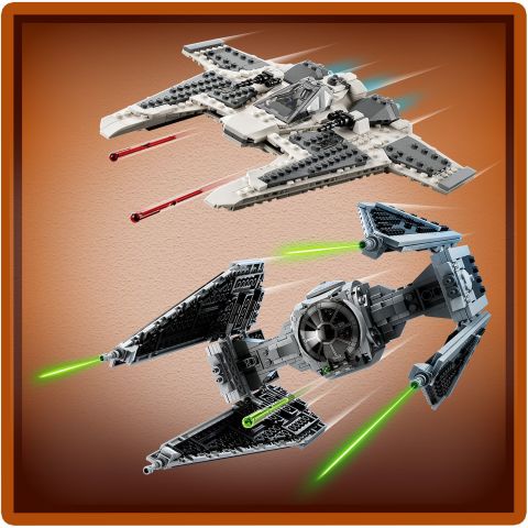 LEGO® Star Wars™ Mandalorian Fang Fighter TIE  Interceptor™'a Karşı 75348