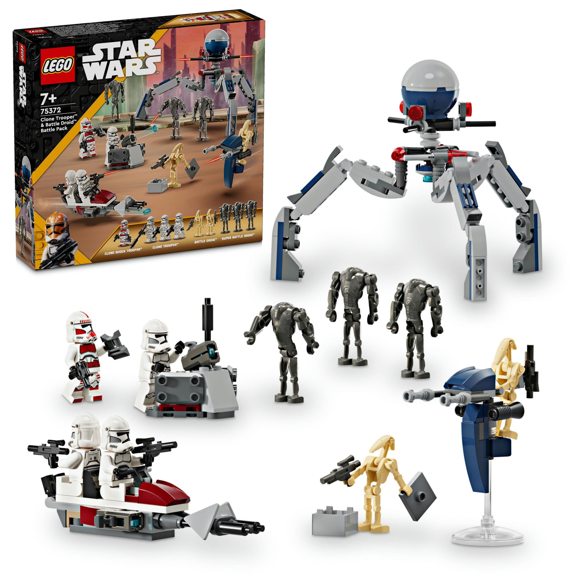 LEGO® Star Wars™ Klon Trooper ve Savaş Droidi Savaş Paketi 75372