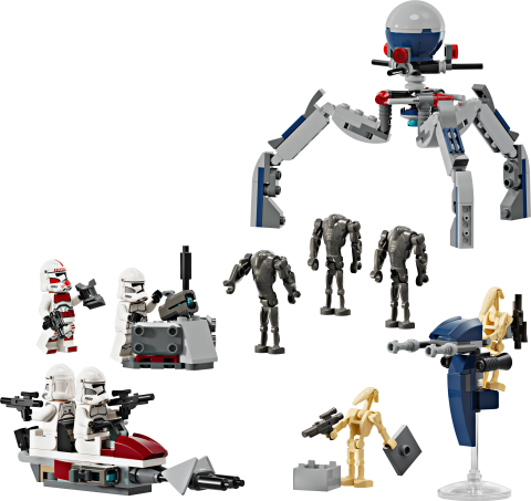 LEGO® Star Wars™ Klon Trooper ve Savaş Droidi Savaş Paketi 75372