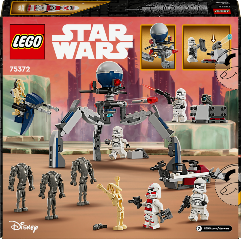 LEGO® Star Wars™ Klon Trooper ve Savaş Droidi Savaş Paketi 75372