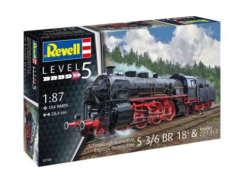 Revell  Express Locomotive S3/6 BR18(5) Tender 2‘2’T